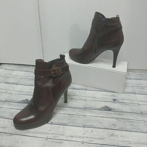 Boots Booties Jonak Brown Size 38 US 7-7.5